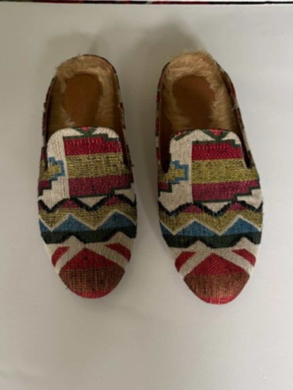 Universal Thread tapestry mules